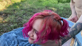 Анал на природе лучше пикника - и свежим воздухом подышали, и время отлично провели